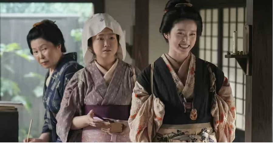 シジミを売る母とトキ