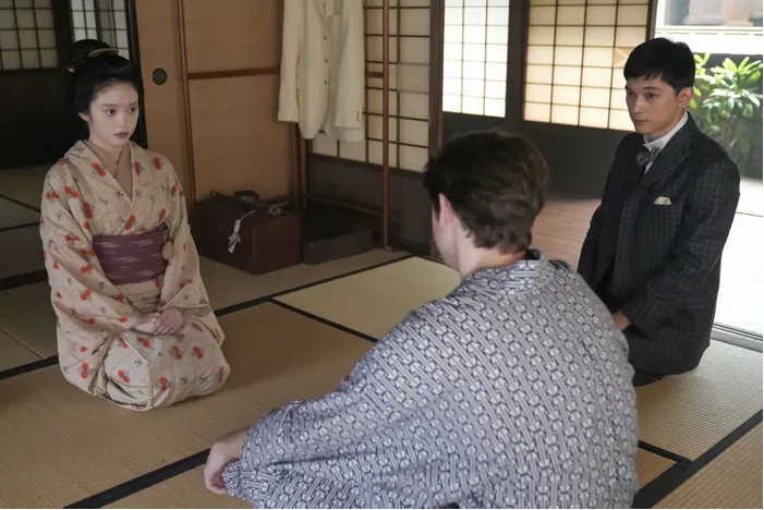 女中を引き受けるトキ