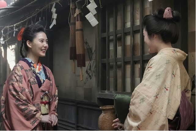 ばけばけ　55話　リヨ　トキ　立ち話